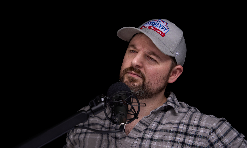 Podcast Image Funny Face Black Bg